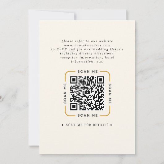 QR Code Video Wedding Invitation (Dos)