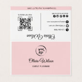 QR Code Visiter mon site Internet Carte de visite (Extérieur déplié)