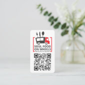  QR-code - Voeg uw Logo en code toe! - Contactkaartje (Staand voorkant)