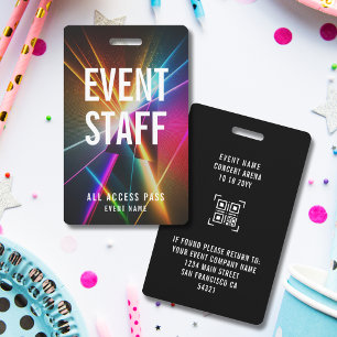 QR-code voor All Access-pas voor evenementpersonee Badge