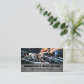 QR-code voor automatische reparatie van auto's Visitekaartje (Staand voorkant)