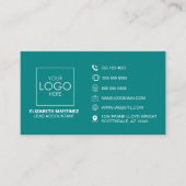 QR Code Voor en Achter Zakelijke Logo Professionee Visitekaartje (Voorkant)