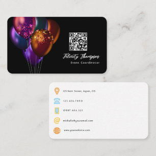 QR-code voor evenementencoördinator Visitekaartje