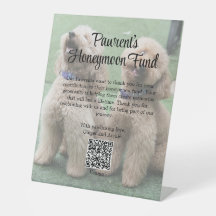 QR-code voor het huwelijksreis-fonds van onze Pawr