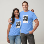 QR-code voor JESUS LIEVT U. T-shirt (Unisex)
