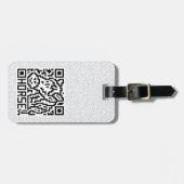 QR-code voor paarden Bagagelabel (Voorkant horizontaal)