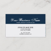 QR-code voor professionele klever Visitekaartje (Achterkant)