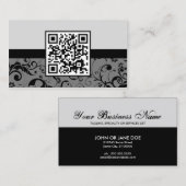 QR-code voor professionele klever Visitekaartje (Voorkant / Achterkant)