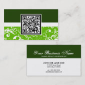 QR-code voor professionele klever Visitekaartje (Voorkant / Achterkant)