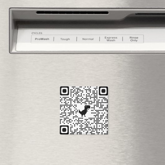 QR-code voor Rickroll Magneet (Insitu (Vaatwasser))