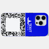 QR-code voor tekstmunten Case-Mate iPhone Case (Achterkant (horizontaal))