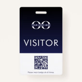 QR-code voor visitekaartje van Logo Badge (Achterkant)