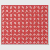 QR-code Vroege kerstgeek Cadeaupapier (Vlak)