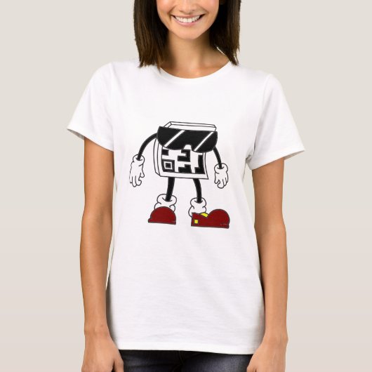 QR Code VROUW: Scan het toekomstige T-shirt (Voorkant)