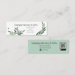 QR-code Website Garden Nursery Merchandise Labels