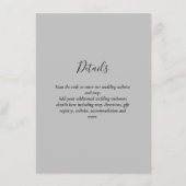 QR Code Weddenschap RSVP - Gegevens voor hotel Web Informatiekaartje (Voorkant)