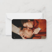 QR code Weddenschap Website Foto Enclosure Notitiekaartje (Achterkant)