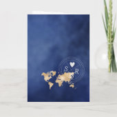 QR Code Wedding Destination Passport Map Mexico (Achterkant)