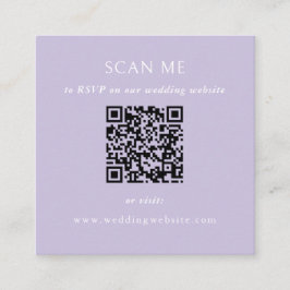 QR Code Wedding Website Informatiekaartje