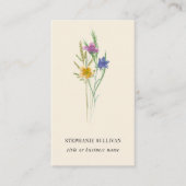 QR Code Wildflower Professioneel Visitekaartje (Voorkant)