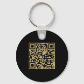 QR-code Zakelijk Logo Naam Sleutelhanger (Achterkant)