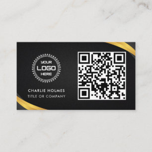 QR-code zakelijk logo   Professioneel en modern  Visitekaartje