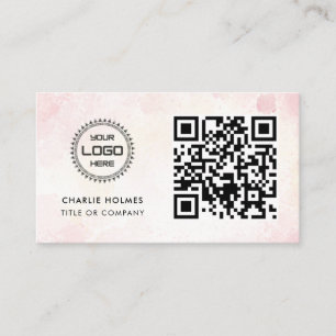 QR-code zakelijk logo   Professioneel en modern  Visitekaartje
