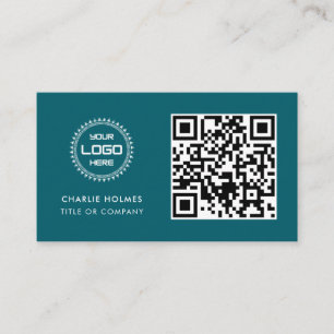 QR-code zakelijk logo   Professioneel en modern  Visitekaartje