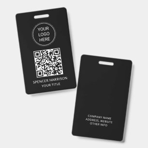 QR-code Zakelijk Logo Zakelijke Evenementen Badge