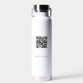 QR Code Zakelijke Waterfles (Voorkant)