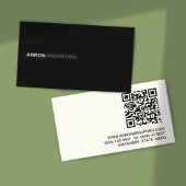 QR-code zwart Visitekaartje