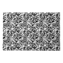  QR-code zwart/wit Abstract geek