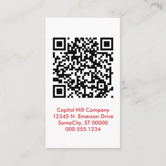 qr codebenoeming regenbowBurst Afsprakenkaartje (Achterkant)