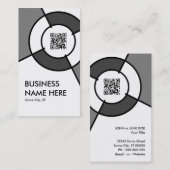 QR-codedoelstelling Visitekaartje (Voorkant / Achterkant)