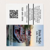 QR-codefoto Visitekaartjes (Buitenkant ongevouwen)