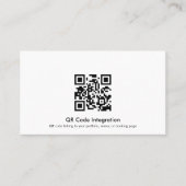 QR-codeintegratie Visitekaartje (Voorkant)