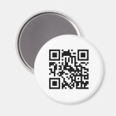 QR-codemagneet Magneet (Voorkant / Achterkant)