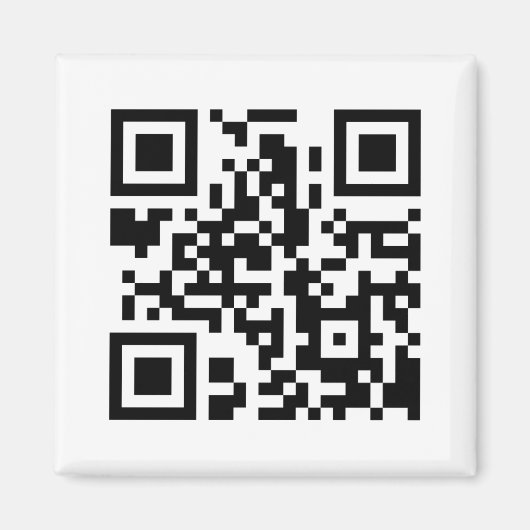 QR-codemagneet Magneet (Voorkant)