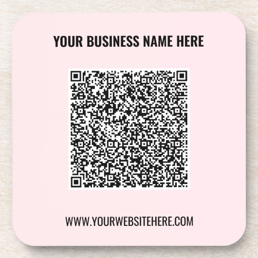 QR-codenaam Website Beverage Coaster Promotie Bier Onderzetter (Voorkant)