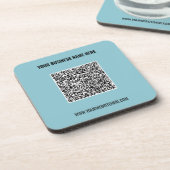 QR-codenaam Website Professionele schuldenaar Coas Bier Onderzetter (Linkerzijde)