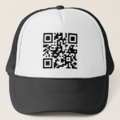 QR-codenummer grappige afdekking Trucker Pet (Voorkant)