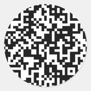 QR-codeontwerp Ronde Sticker