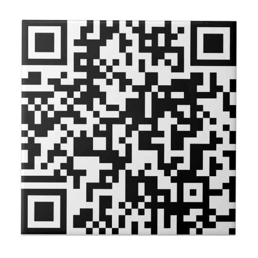 QR-codeontwerp Tegeltje (Voorkant)