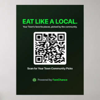 QR-codeposter voor steden en bezoekercentra, Klant Poster
