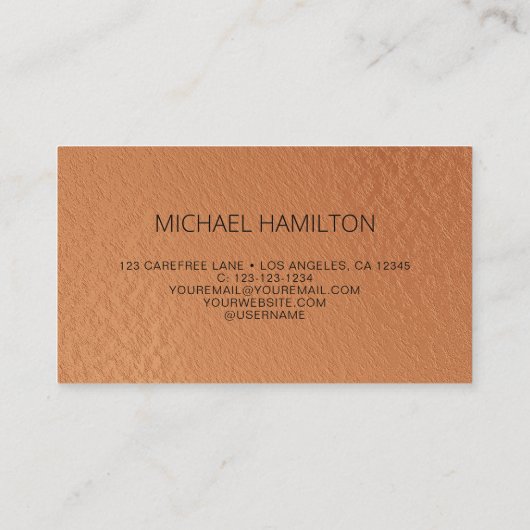 QR-codeprofiel koper Folie profiel Visitekaartje (Achterkant)