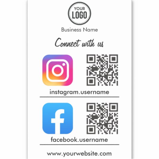 QR-codescanner om verbinding te maken met de Stick Sticker (Voorkant)