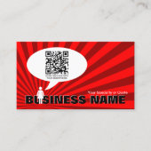 qr codetoebel visitekaartje (Voorkant)