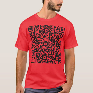 QR-codetoewijzing technologische vooruitgang T-shirt