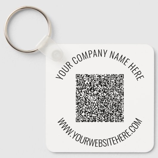 QR de Info van de Code en de Sleutelhanger van de  (Voorkant)