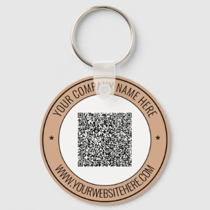 QR de Naam van de Code Website Kleuren Sleutelhang Sleutelhanger